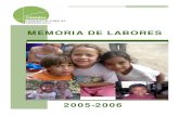 Memoria de Labores 2005-06