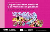 Organizaciones sociales y comunicación popular