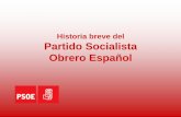 Breve Historia del PSOE