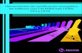 Herramientas certificación energética edificios CALENER LIDER CE3 CE3X