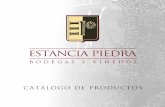 Estancia Piedra - Catálogo de productos