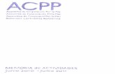 Memoria de ACPP Junio 2010- Junio 2011