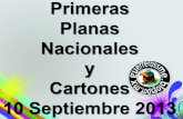 Primeras Planas Nacionales y Cartones 10 Septiembre 2013