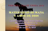 Maternidad humana y amor de Dios