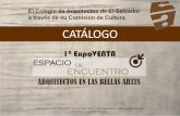 CATÁLOGO DE EXPOVENTA ARQUITECTOS EN LAS BELLAS ARTES