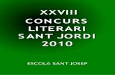 XXVIII Concurs Literari Sant Jordi 2010