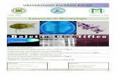 Boletín científico URP - Lab. Microbiología