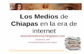 Medios de Chiapas en la era de Internet