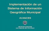 Implementación de un Sistema de Información Geográfica Municipal - Avances