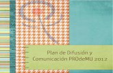Plan de Comunicaciones 2012