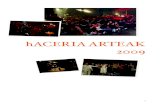Catalogo 2009 de hACERIA arteak