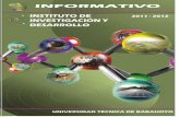 Informativo 2011-2012 del Instituto de Investigación y Desarrollo de la UTB