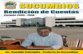 Revista de Rendición de Cuentas del Prefecto Lic. Oswaldo Calvopiña