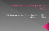 Conferencia en Congreso de Psicologia