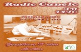 PROGRAMACIÓN RADIO CANELO MES DE OCTUBRE 2011
