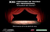 XXI Certamen de Teatro No Profesional "CIUDAD DE CORIA 2013"