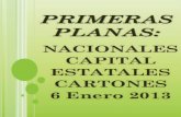 Primeras Planas Nacionales y Cartones 6 Enero 2013