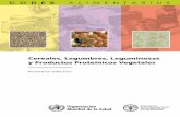Cereales, Legumbres, Leguminosas y Productos Proteínicos Vegetales