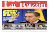 Diario La Razón jueves 22 de mayo