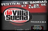 Programa Festival de Bandas