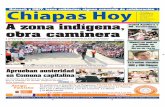 Chiapas HOY Miércoles 11 de Marzo en Portada   & Contraportada