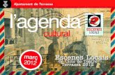 Agenda cultural número 269 (març de 2012)