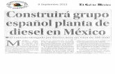 Construirá grupo español planta de diesel en méxico