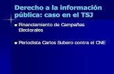 Carlos Subero - Derecho a la Información Pública Caso TSJ