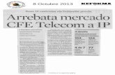 Arrebata mercado CFE Telecom a IP| Cemex, Telmex y CFE hacen mutis en DH
