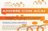 “ACAI, Comparación de precios consumo cotidiano, Coquimbo y La Serena”