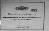 Colegio de abogados de Córdoba, 1961