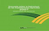 Encuesta sobre la estructura de las explotaciones agrícolas 2007