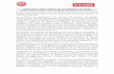 Enmiendas que formulan las organizaciones sindicales CCOO y UGT al Real Decreto Ley 3/2012