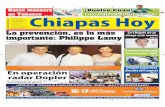 Chiapas HOY Sábado 16 de Mayo en Portada & Contraportada