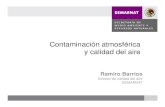 Presentación : Contaminación Atmosférica y Medio Ambiente.