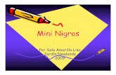 Mini Nigros por Sala Amarilla Lisa