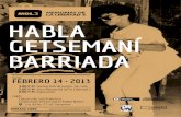 Cartel socializacion Memorias de la Libertad 3. Habla Getsemaní Barriada.