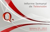Informe Semanal TV - Semana 39-2012