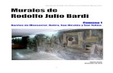Murales de Bardi en Buenos Aires. Comuna 1: barrios de Monserrat, Retiro, San Nicolás y San Telmo