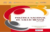 Política Nacional Salud Mental.Paraguay