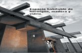 Tectonica Blog - Espacio habitable de hormigon, madera y vidrio