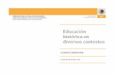 Educacion historica en diversos contextos lepri