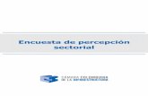 Encuesta de Percepción Sectorial 2013.