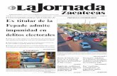 La Jornada Zacatecas, sábado 16 de agosto del 2014