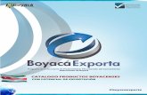 Catálogo de Productos Boyacenses - Boyacá Exporta