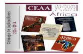 Catalogo publicaciones África 2006 2014. Centro de Estudios de Asia y África. El Colegio de México