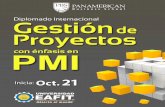 Diplomado Internacional en Gestión de proyectos con énfasis en pmi