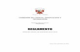 Reglamento Interno 2014 - 2015 de la Comisión de Ciencia, Innovación y Tecnología