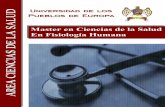 Máster en Ciencias de la Salud en Fisiología Humana