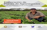 CURSO DE ESPECIALIZACIÓN DE PLANES DE AGRONEGOCIOS